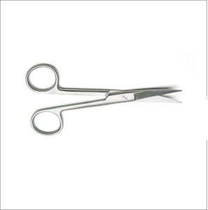 กรรไกรตัดผ้าพันแผลคุณภาพสูงแบบโค้งสำหรับเครื่องมือจักษุแพทย์ - Product Image 5