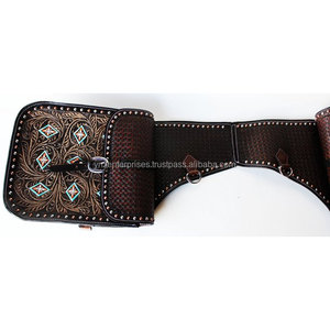 Y & Z-alforja de sillín de cuero genuino, alta calidad, disponible en múltiples colores, precio al por mayor, hecho en la India - Product Image 4