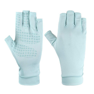 Guantes de Pesca de Alto Rendimiento, Sin Dedos, Transpirables, de Secado Rápido, Protección UV, Antideslizantes, Cómodos y Elásticos para la Pesca - Product Image 3
