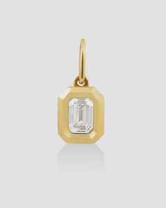 Collier Pendentif en Argent Plaqué Or avec Diamant de Laboratoire Certifié IGI, Coupes Ovale, Poire et Marquise Modernes, Bijou Fin et Élégant - Product Image 1