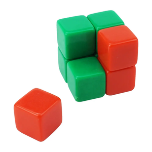 Dados de Resina Artesanales, Venta Caliente, Dados Personalizados en Blanco con Incisiones de Colores Variados - Product Image 2