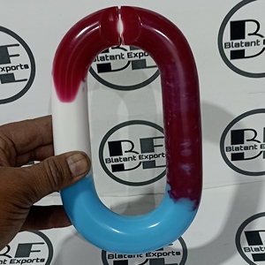 Cadena de Eslabones de Resina Transparente Colorida, Hecha por BE, Decoración para Colgar en la Pared, Proyectos de Bricolaje, Separador de Ambientes Moderno y Ecológico - Product Image 3