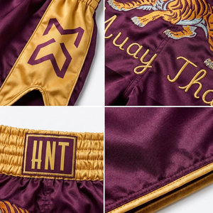 กางเกงมวยไทยสั่งทำสไตล์ไทย พร้อมโลโก้ กางเกง MMA กางเกงมวยสากล ผลิตในปากีสถาน สำหรับขายออนไลน์ - Product Image 6