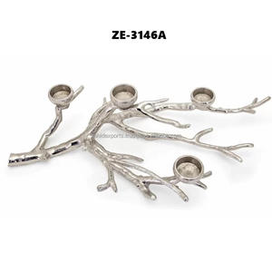 Candelabro Redondo de Metal Rústico Hecho a Mano de Grado de Exportación, Estilo Rústico, Zahid Exports, para Uso Religioso, Bodas, Navidad - Product Image 3