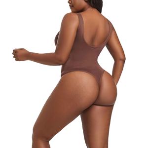 ชุดบอดี้สูทผู้หญิงสำหรับฤดูร้อน เนื้อผ้าโพลีเอสเตอร์นุ่ม ระบายอากาศได้ดี กระชับสัดส่วน ควบคุมหน้าท้อง ชุดออกกำลังกาย ปรับแต่งได้ - Product Image 4