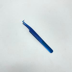 Juego de pinzas para extensiones de pestañas, pinzas para pestañas con etiqueta personalizada, pinzas para punta de fibra de bota corta y volumen, suministros de belleza para pestañas ASI - Product Image 2