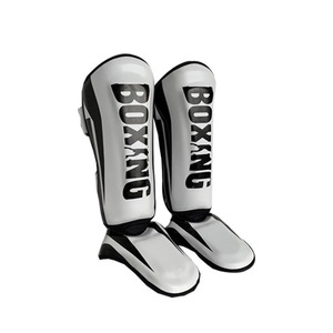 Espinilleras de Boxeo de Cuero PU, Espinilleras de MMA, Espinilleras de Muay Thai, Espinilleras de Karate, Personalizadas, Precio al por Mayor OEM - Product Image 2