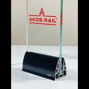 ชิ้นส่วนราวบันไดอัลลอยด์6063/T6ระบบโมดูลาร์ต่อเนื่อง akos อินเดียทำจากโรงงานโดยตรง - Product Image 1