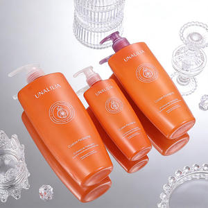 Custom Orange PET Plastic Lotion <b>Pump</b> <b>Bottle</b> for Shampoo Conditioner Hair Care Cosmetic Packaging Container Wholesale - Product Image 3