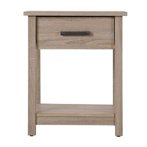 Elegante comodino in legno di sandalo contemporaneo - Product Image 3
