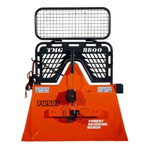 Verricello da traino professionale da 8.800 libbre, attacco a 3 punti per trattori da 30-50 CV, cavo in acciaio da 200 piedi, TMG FW50T 380V in acciaio inossidabile - Product Image 3