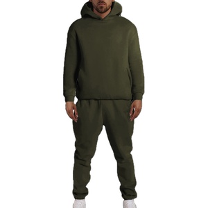 Logo personnalisé hommes mode sweats à capuche ensembles surdimensionné hiver épais topwear col rond sweat à capuche uni pour hommes 2026 - Product Image 6