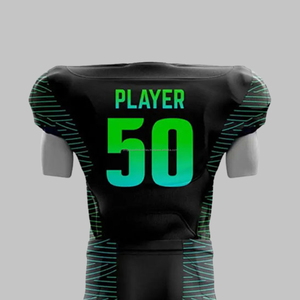 Vente en gros sur mesure pas cher maillots de football américain chemises de sport respirantes uniformes de football pour jeunes adultes - Product Image 6