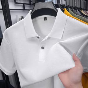 Camiseta Polo de Manga Corta para Hombre, Verano 2026, 100% Algodón, Cuello Solapa, Tallas Grandes, Transpirable, Cómoda, Suave al Tacto, Informal - Product Image 5