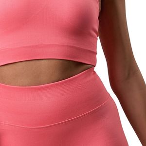 Legging de performance rose corail pour femme, extensible, taille haute, pour le fitness, le yoga et les activités sportives - Product Image 2