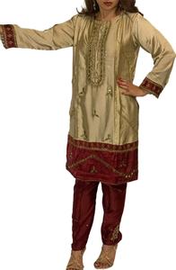 2021 Pakistanais Designer Dames Traditionnel Salwar Kameez Incroyable Robe Cousue En Soie Coton Vente Chaude Occasions Spéciales - Product Image 5