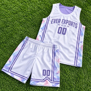 Maillots de basket personnalisés par sublimation, style mode, pour lycée, uniformes de basket, maillots de basket-ball - Product Image 1
