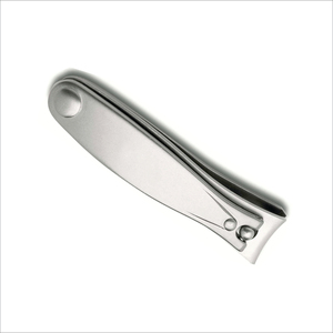 Coupe-ongles professionnel pour bébé en acier inoxydable, lame incurvée tranchante, ouverture large, finition satinée - Product Image 4