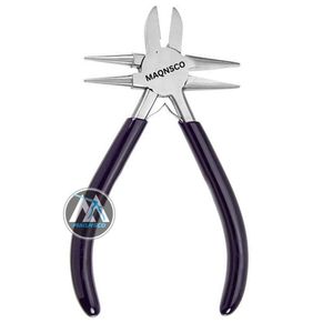 Pince à bijoux en acier inoxydable avec mâchoire en nylon Logo personnalisable État neuf - Product Image 4