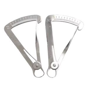 Cet outil, un calibre de couronne dentaire Iwanson, est utilisé pour des mesures précises en dentisterie et en laboratoire. - Product Image 3