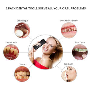 Kit de Herramientas de Higiene Dental de Acero Inoxidable, 5 Piezas, Removedor de Cálculos, Instrumentos Dentales para el Cuidado de los Dientes de Dentavex - Product Image 3