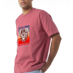 Camiseta de algodón extragrande para hombre con estampado gráfico, logotipo personalizado impreso en relieve, transpirable, ligera, con logotipo personalizado para hombre, de corte corto. - Product Image 2