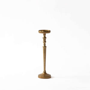 Juego de 2 portavelas vintage, portavelas altos de latón antiguo, portavelas de lujo, portavelas modernos - Product Image 3