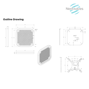 UHF RFID Antenna CP242401 Rugged gain 9 dBic 860 960 MHz Made in Vietnam RFID Products RFID Antenna Tracking Inventory - Product Image 4