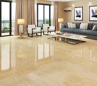Carreaux de sol en porcelaine Crema antidérapants et antifongiques pour usage commercial extérieur, halls et villas, 60x60 150x150mm, format accents