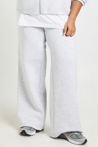 <b>Women</b>’s Grey Wide <b>Leg</b> Sweatpants Casual Loose Fit High Waist <b>Straight</b> <b>Leg</b> Lounge Trousers Comfortable Fashion <b>Jogger</b> Pants Wear - Product Image 3