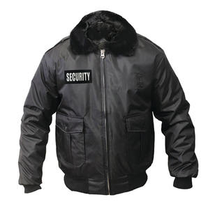 Veste bomber softshell imperméable et coupe-vent personnalisable pour agent de sécurité, avec logo personnalisé, pour homme. - Product Image 1