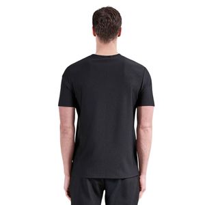 T-shirt côtelé texturé pour homme, manches courtes, col rond, respirant, décontracté, pour tous les jours, gym, fitness, extérieur, voyage - Product Image 2