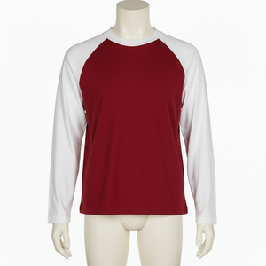 Camisetas de manga larga raglán de color sólido y alta calidad, top corto para mujer, camiseta personalizada estilo béisbol para damas. - Product Image 5