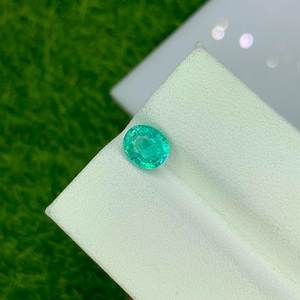 Émeraude Verte Naturelle Nigériane Certifiée, Coupe Ovale, Clarté VS, Pierre de Naissance de Mai, Pierre Précieuse en Vrac pour la Fabrication de Bijoux, Vente en Gros - Product Image 2