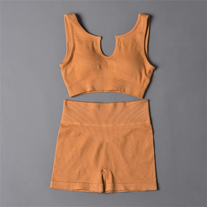 Nouveauté 2026 : Tenues de Sport et Fitness 22 Couleurs – Ensembles Yoga Sans Couture 2 Pièces pour Femme - Product Image 2