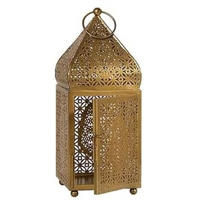 Brass <b>Lantern</b> Lamp <b>Tealight</b> Candle Holder Vintage Hanging Tabletop <b>Lantern</b> for Home Diwali Wedding Living Room Decor - Product Image 1