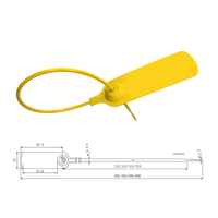 Sceau en plastique inviolable HS-PS 6022, personnalisation directe usine, pour la logistique