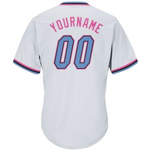 Camiseta de Béisbol Personalizada para Hombre con Cuello en V, Manga Corta, Nombre del Equipo Bordado, Poliéster Transpirable - Product Image 6