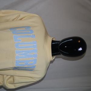 Sudadera COLUMBIA con cuello simulado, 450 GSM, bordado con nombre personalizado, corte holgado, 100% algodón, felpa francesa. - Product Image 3