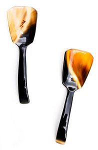 Handmade Natural Horn Spoon Available in Round Rectangular and Customizable Shapes Featuring Rustic Style for Serving Spoons - Product Image 3