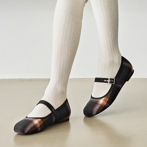 รองเท้าส้นเตี้ยของแมรี่เจนสำหรับผู้หญิงมีลายตา LCWD50I439 - Product Image 1