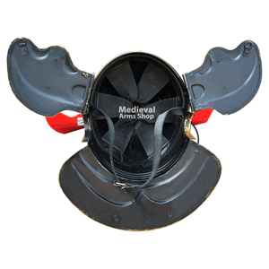 Casque de Centurion Romain Fait Main en Acier Doux Rouge Prune, Armure Médiévale pour Reconstitutions Historiques, Décoration Maison et Bureau - Product Image 6