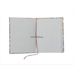 <b>Customized</b> Creative Indian Classy Hand Block Print Fabric Cover <b>Diary</b> Notepad Handmade Paper Decorative Sanganeri Welcome Gifts - Product Image 3