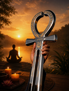 Diapason géant ANKH 697Hz 256Hz, outil de guérison sonore des chakras, méditation.. - Product Image 4