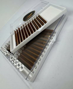 Professional Individual <b>Lash</b> Extensions Tray Matte Black Korean PBT Classic <b>Volume</b> Eyelashes Custom Wholesale - Product Image 5