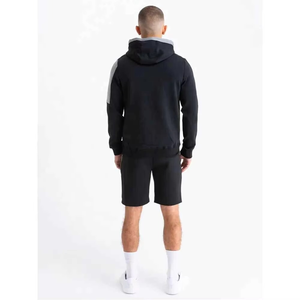 Ensemble de vêtements pour homme en lin et coton 100% - 2 pièces - T-shirt et short personnalisés - Costume décontracté en lin pour homme - Product Image 2