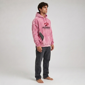 Sudadera con Capucha Vintage para Hombre, de Algodón Suave, Corte Holgado, Estilo Retro, Ropa Urbana Moderna, Cómoda y Casual - Product Image 6