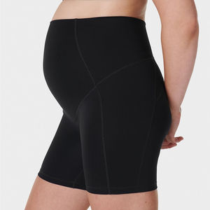 Pantalones de Yoga Personalizados de Cintura Alta, Shorts Casuales Deportivos Ligeros para Mujer, Shorts de Yoga para Gimnasio de Alta Calidad Hechos en Pakistán - Product Image 2