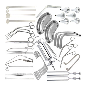 Ensemble d'instruments chirurgicaux ORL en acier inoxydable de haute qualité, 39 pièces, pour l'examen du visage, de la gorge et du cou, et la chirurgie intermédiaire manuelle - Product Image 3