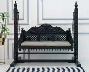 New Design Wooden <b>Swing</b> for Home Big Wooden <b>Swing</b> Design for Living Room Furniture Home Decor Furniture Traditional Jhula Dallas - Product Image 6
